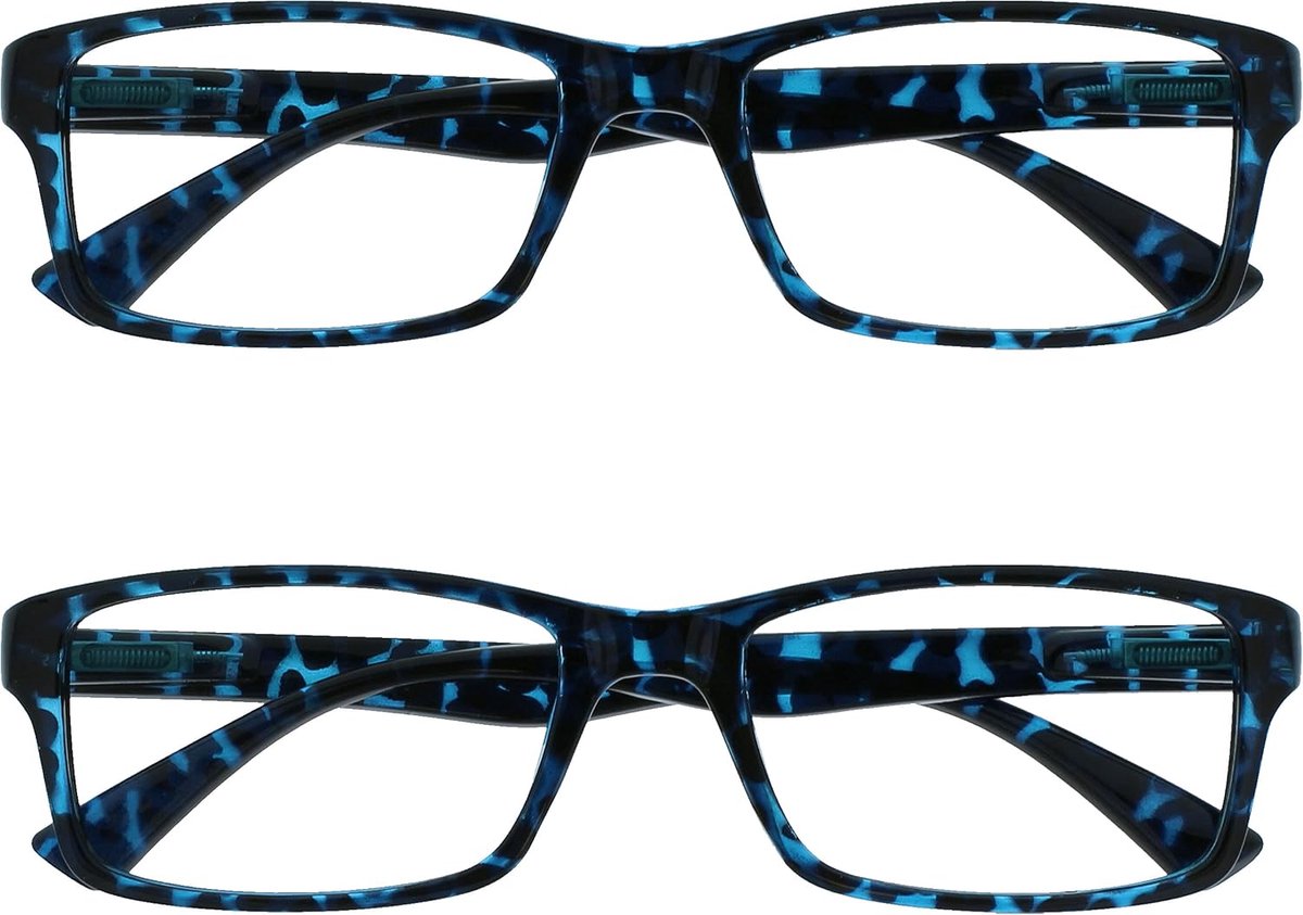 Blauwe Schildpad Lezers Waarde 2 Stuks Ontwerper Stijl Mannen Vrouwen RR92-3 +2,00