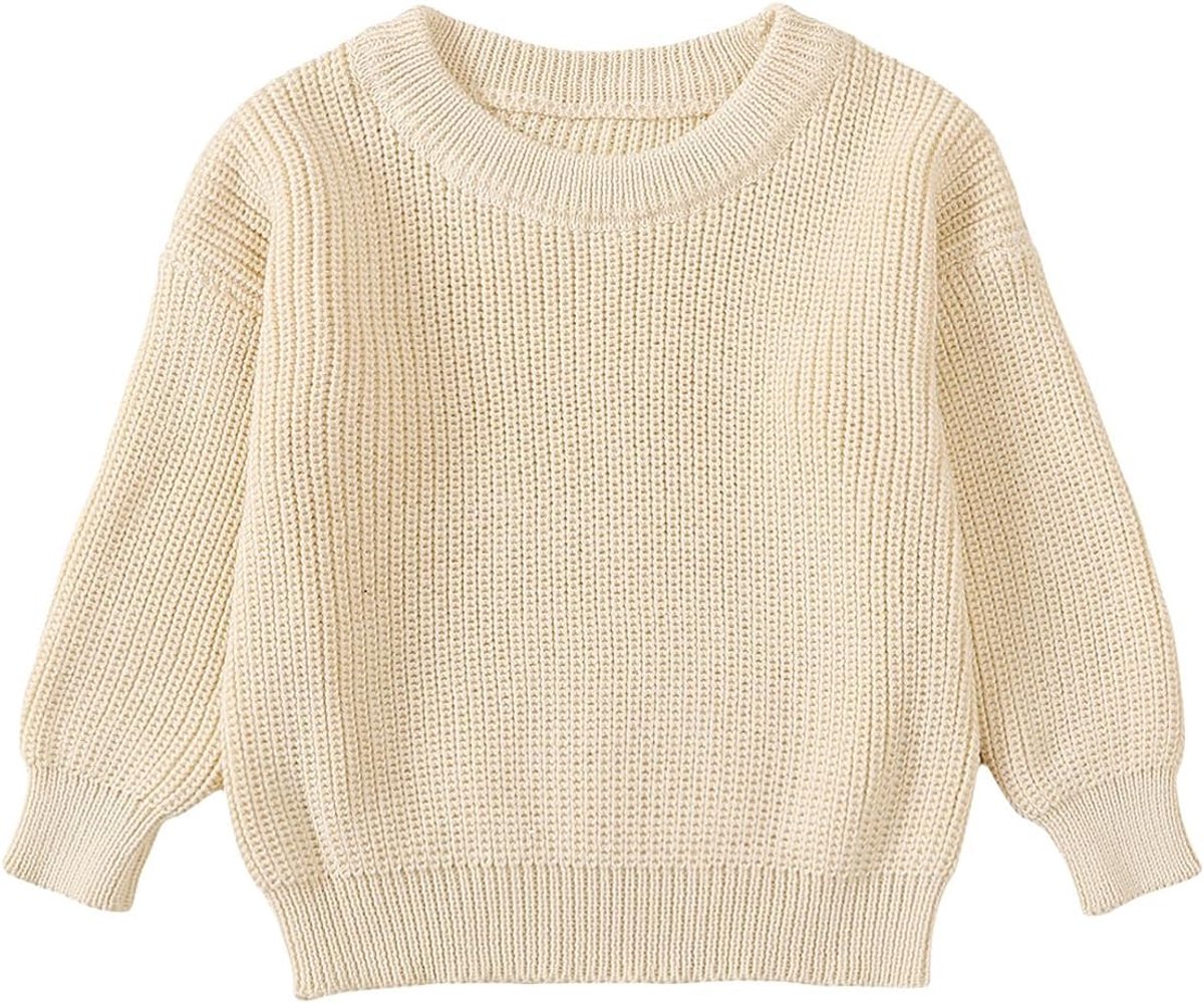 trui voor kleine kinderen, baby, meisjes, lange mouwen, bloemenborduurwerk, gebreide trui, sweatshirt, warm, herfst, winter, gebreid, outwear, 1-5 jaar
