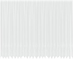 vidaXL - Lacegordijn - Wit - 260 - x - 600 - cm - Polyester