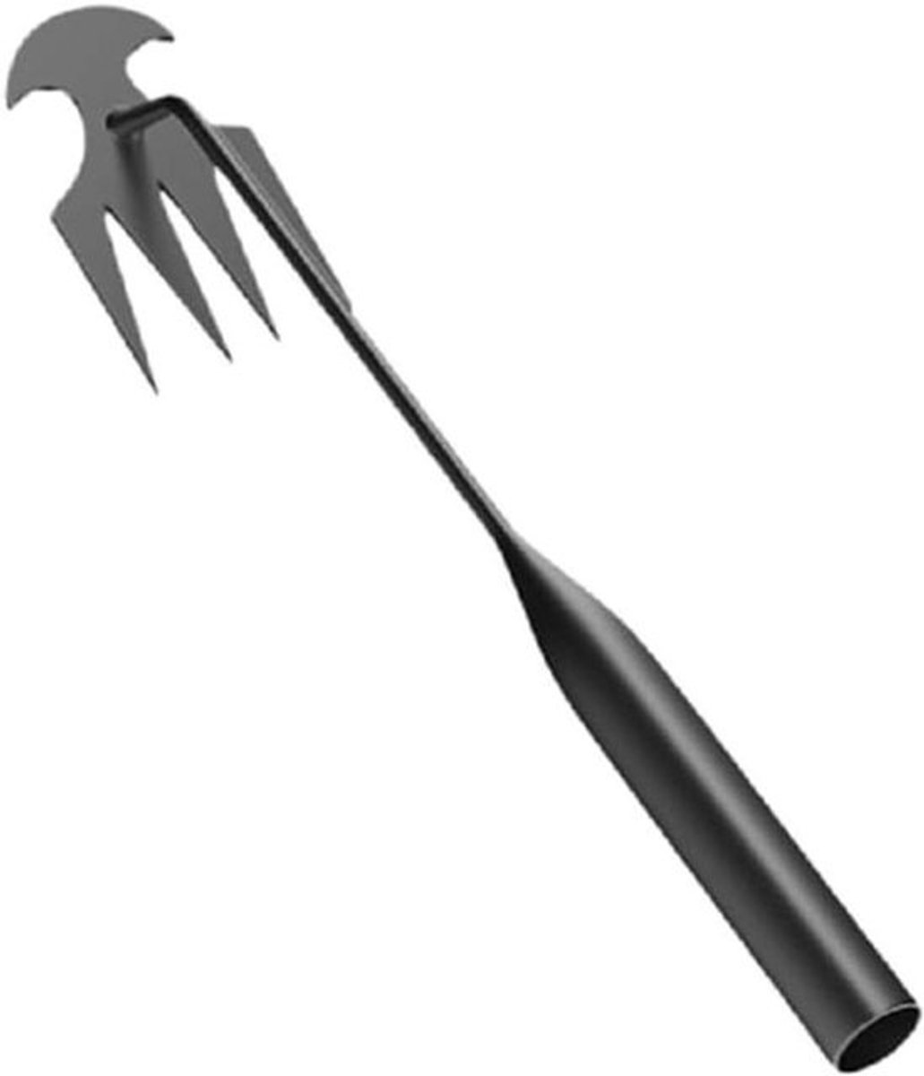 Onkruidtrekker - Tuingereedschap Wiedmes - Onkruid Verwijderen - Gesmeed Mangaanstaal - 30 cm - Zwart