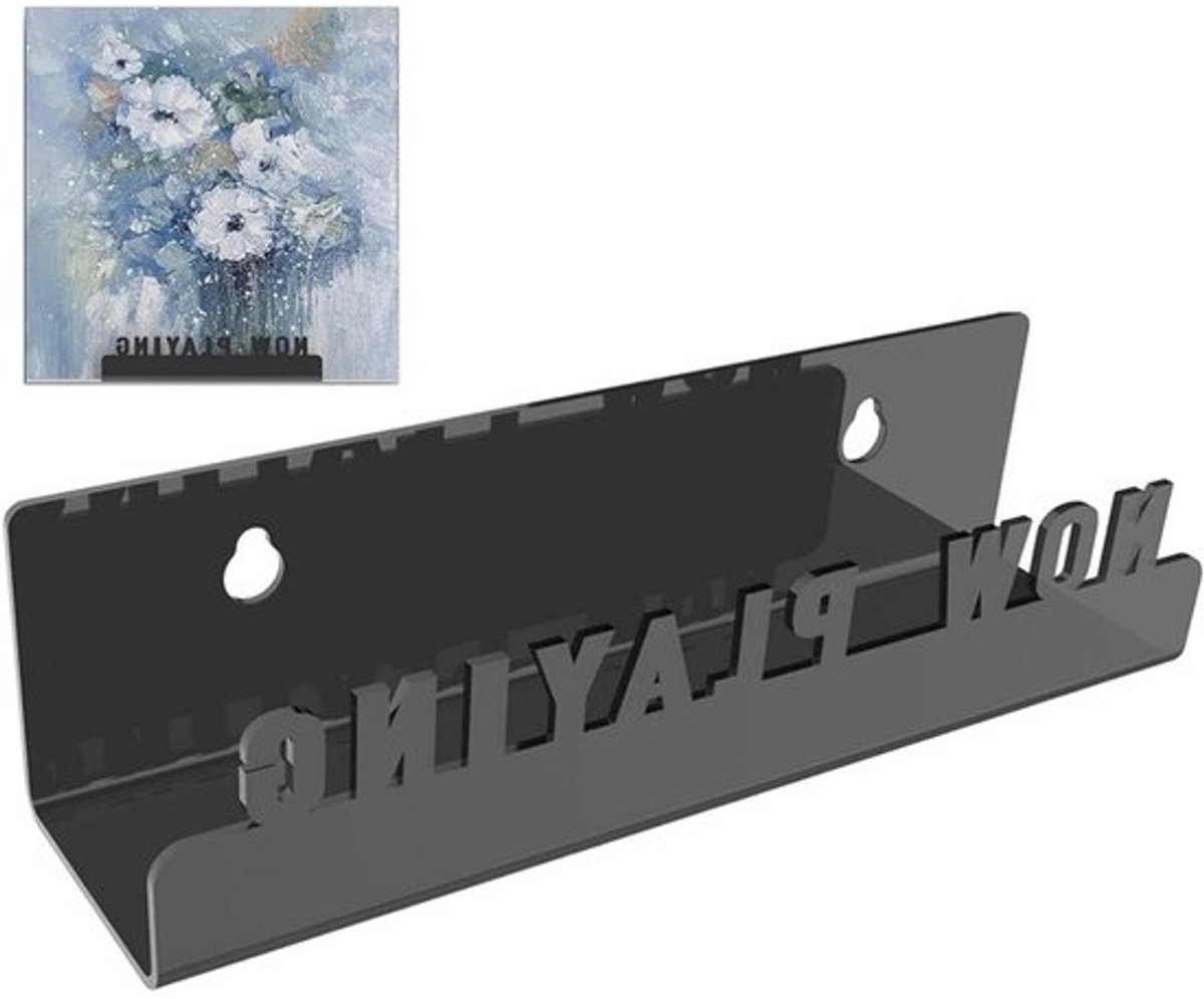 Album Record Houder - Vinyl Plank - Muziek Presentatie - 3D NOW PLAYING - 5.8D x 6.9B x 5.8H cm