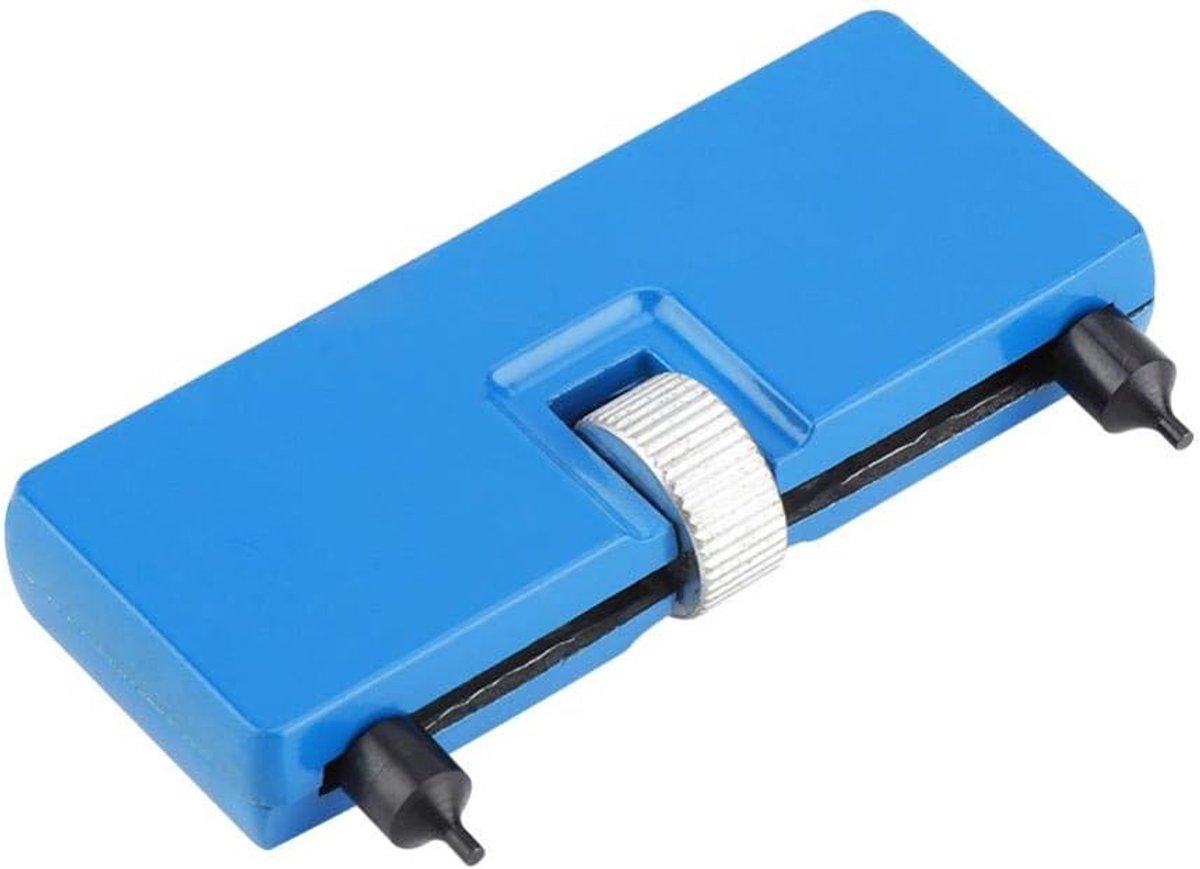 Dailygoods - Verstelbare Horloge Achterhoesje Opener - Efficiënt Batterij Vervangen - Handzaam Formaat - Professionele Tool - Voor Horlogemakers en Kl