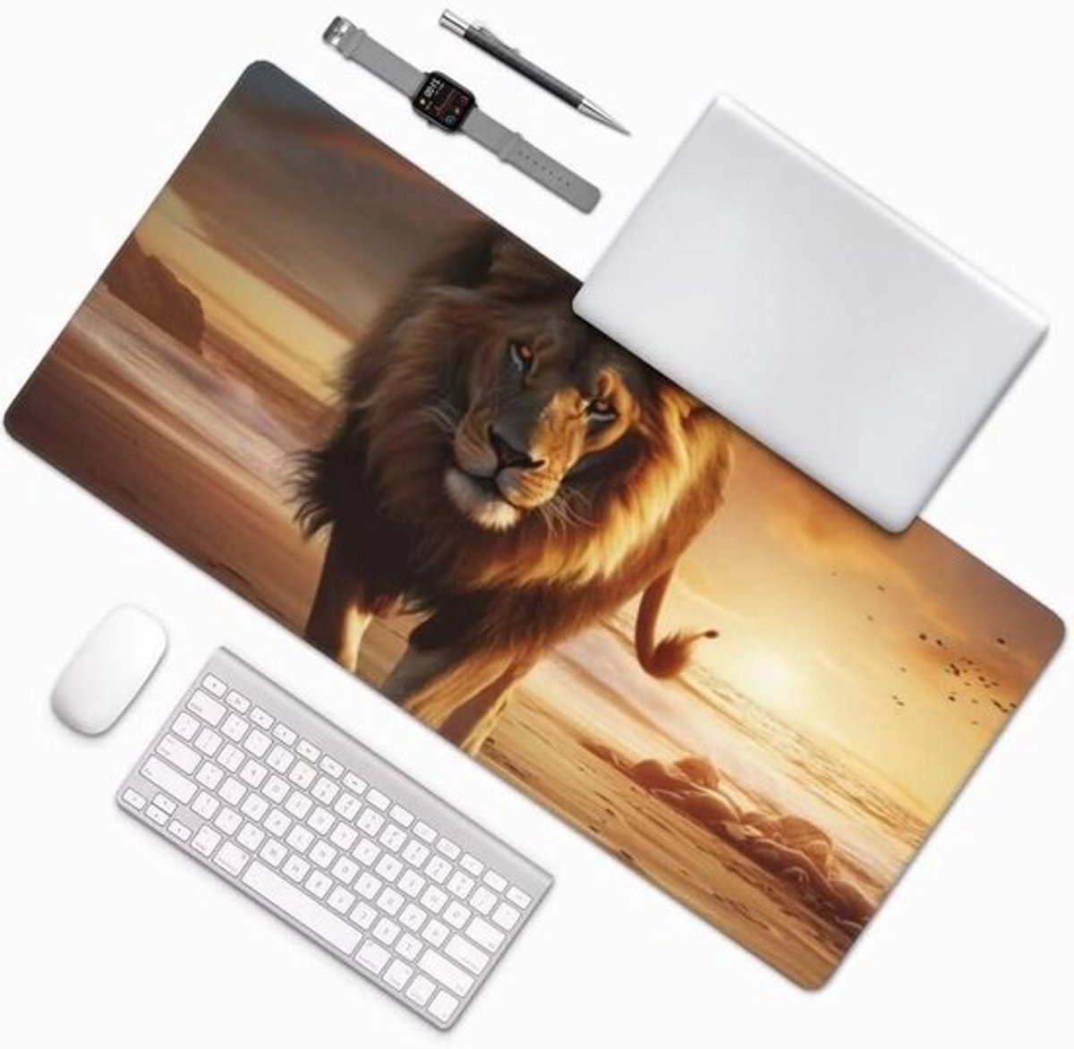Grote Muismat - Bureaumat Desk Pad - Gaming en Werk - Waterdicht en Duurzaam - 90 x 45 cm