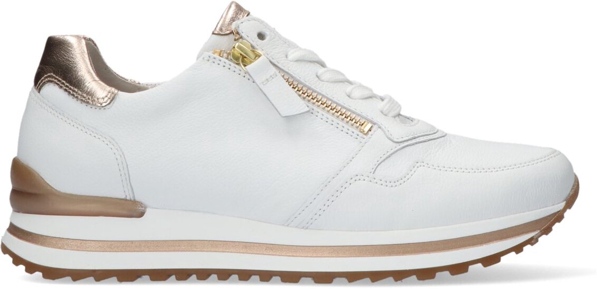 Gabor 528 Sneakers Dames - Leren Sneaker - Wit