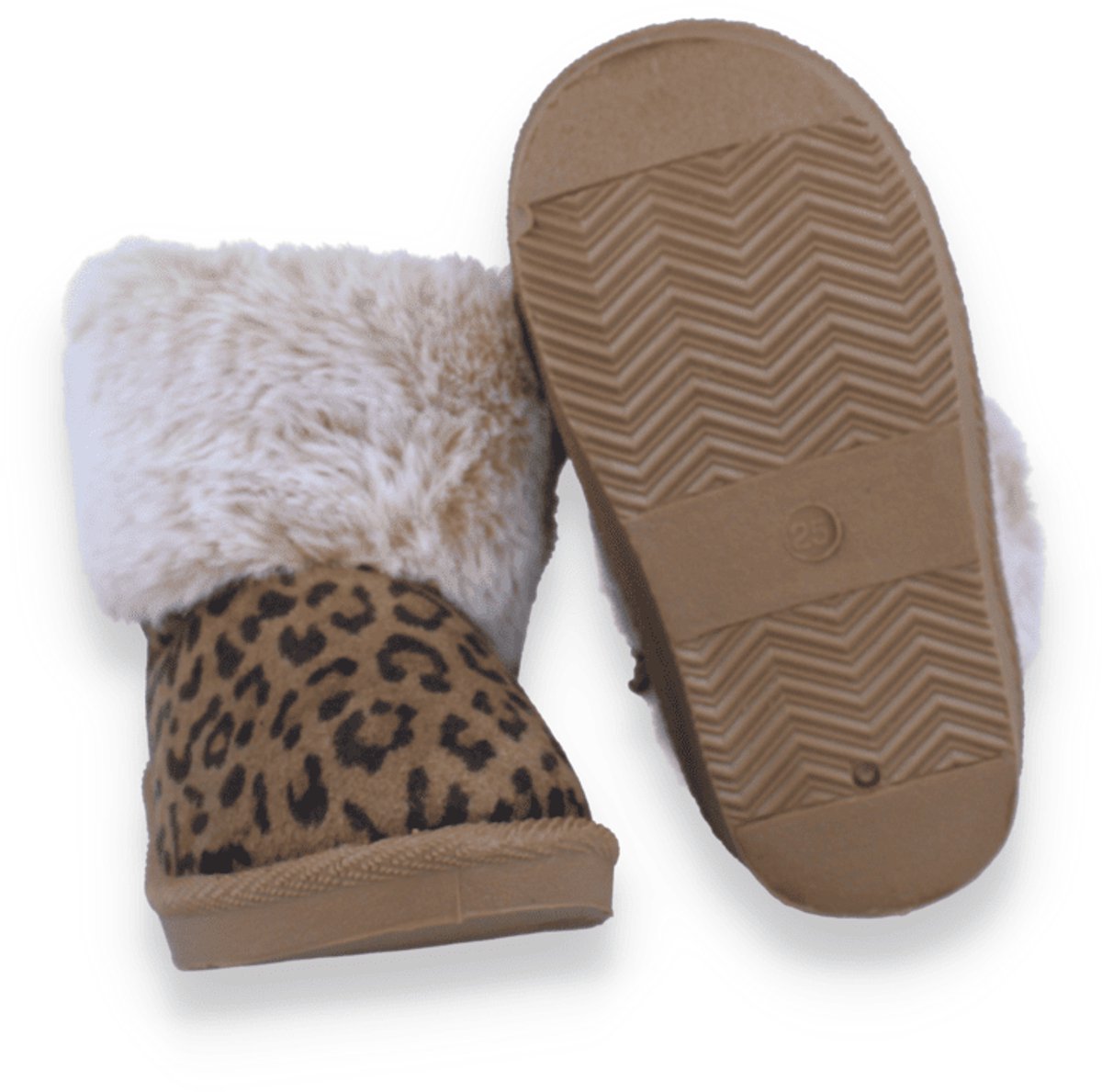 Mode-mania Meisjes Enkellaars | Leopard | Maat: 25