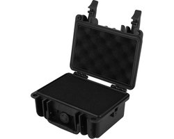 fotokoffer, transportkoffer met rasterschuim, 21,6 x 18 x 10,3 cm | Universele koffer outdoor weerbestendige stofdichte koffer afsluitbaar voor cameralens elektronica meetinstrumenten