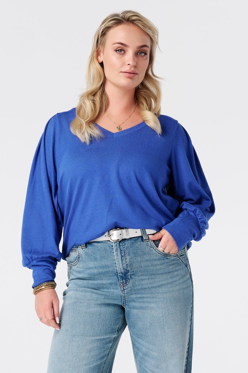 MS Mode Top Top met pofmouwen
