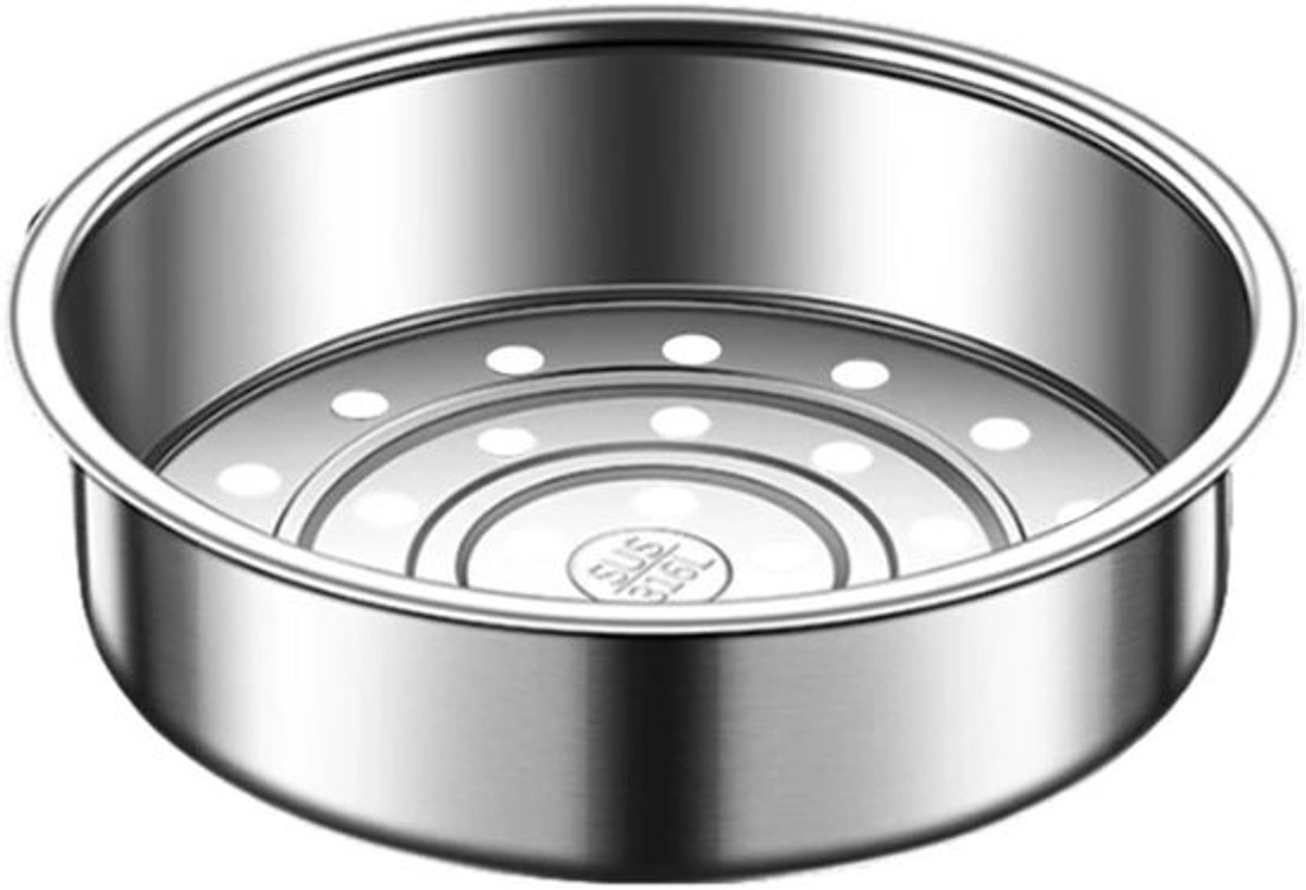 Stoommand Roestvrij Staal - Stoompan Inzet - Gezond Koken - Duurzaam 316 Materiaal - 21cm Diameter