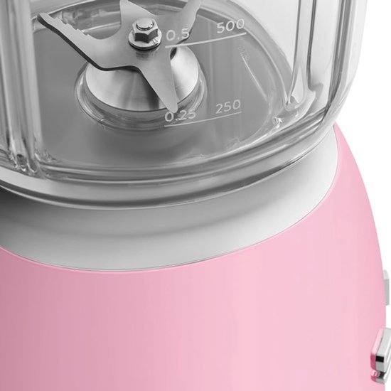 Keuken Mixer - Smoothie Maker - Vruchtensappen Maken - 4 Programma's - 1.5 Liter Kan - Pastel Rose — afbeelding 3