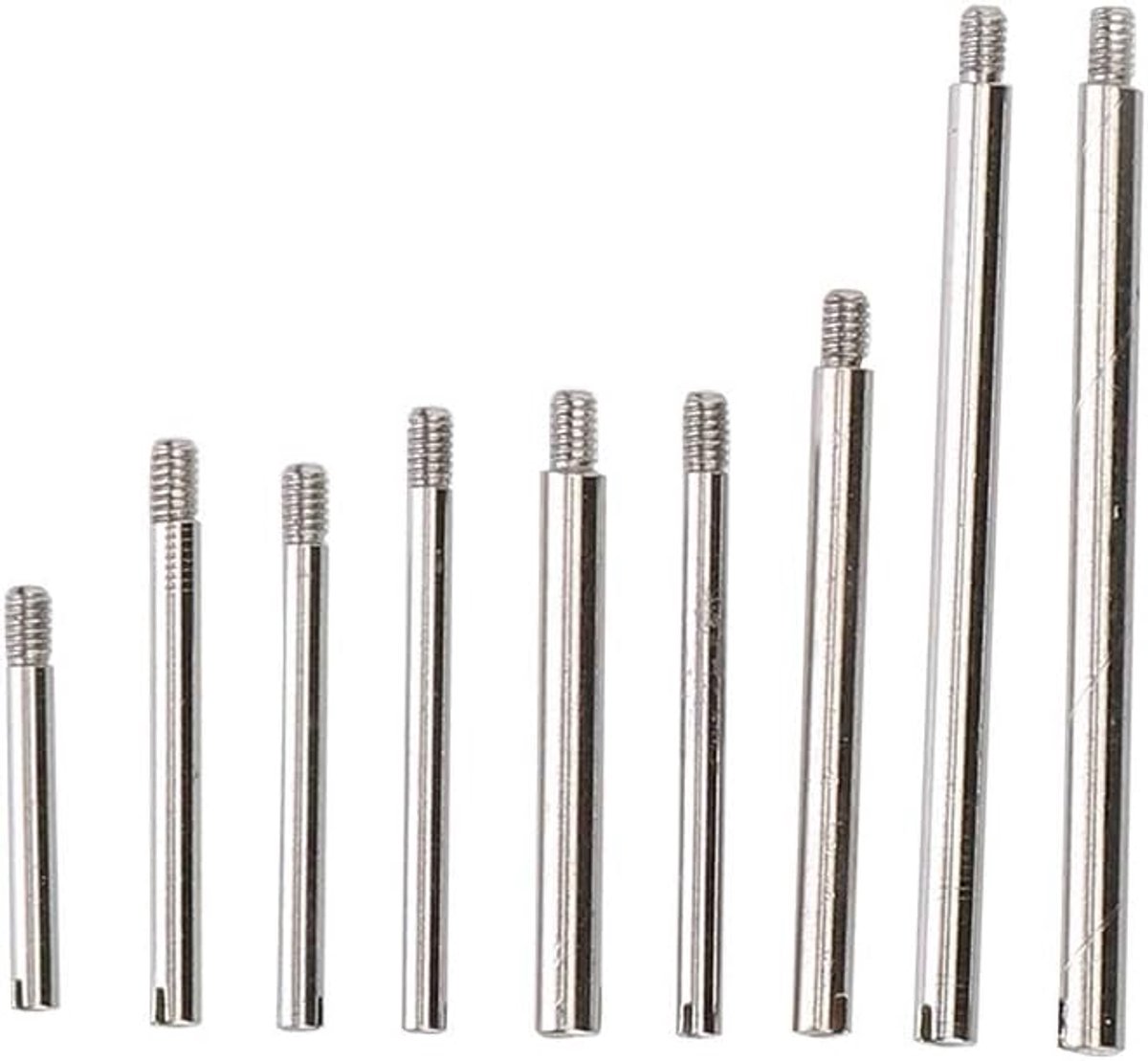Dailygoods- Horlogeband - Vakkundig vervaardigde gereedschappen - Horloge onderdelen - Horlogeband link pins - Schroeven - Opbergdoos (50st) - Horloge