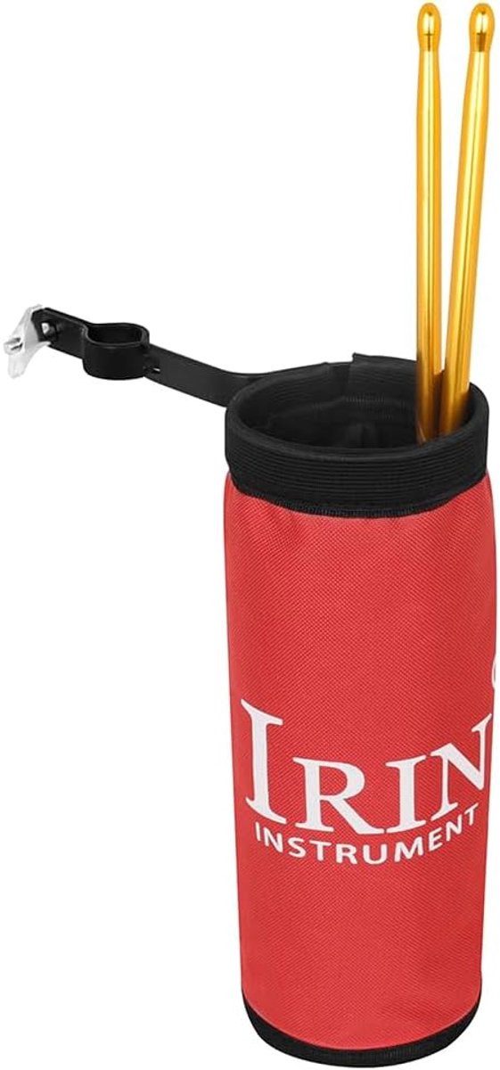 Dailygoods- Drumstick Vat Grote Capaciteit - Drumstick Houder - Draagbaar - Verchroomde Knop - Oxford Doek - Sterk en Duurzaam - Drumstickhouder