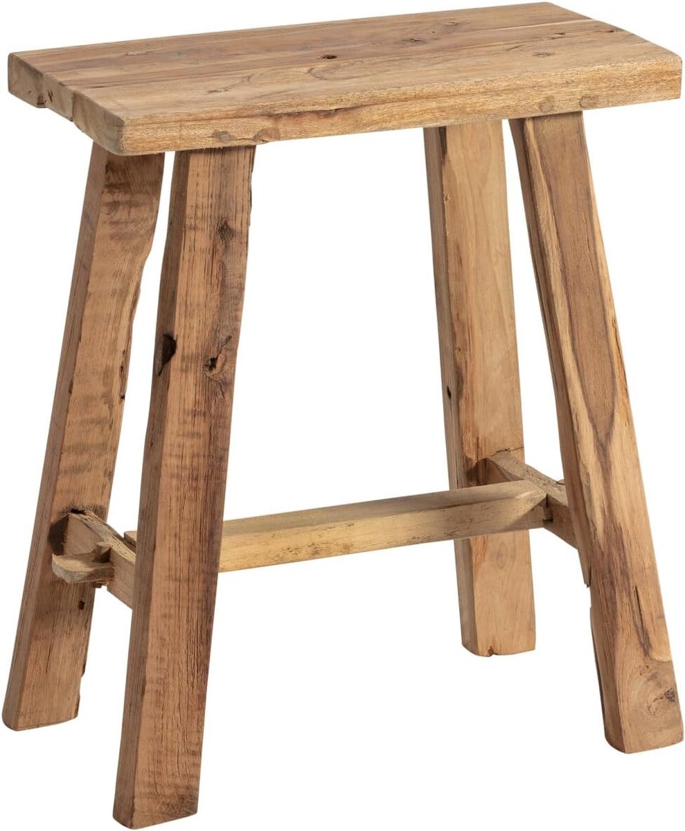 Teakhouten Krukje 40 cm (Naturel)