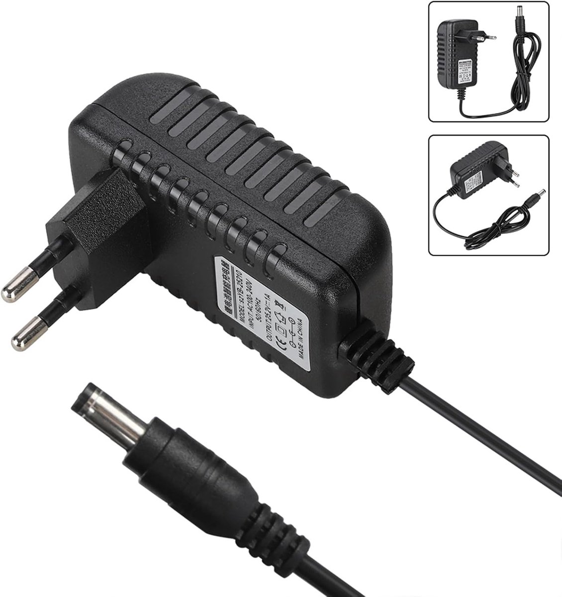 25.2V/1A Snel Oplaad Lithiumbatterijladeradapter, Brandweer Warmte-resistente, Multi- Bescherming voor Overspanningsbeveiliging, Kortsluitbeveiliging, over (EU -stekker)