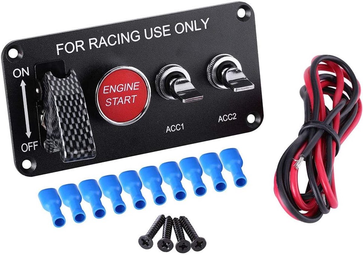 Startknop startpaneel Racing paneel voor racen om de gevoeligheid van de auto te verbeteren .