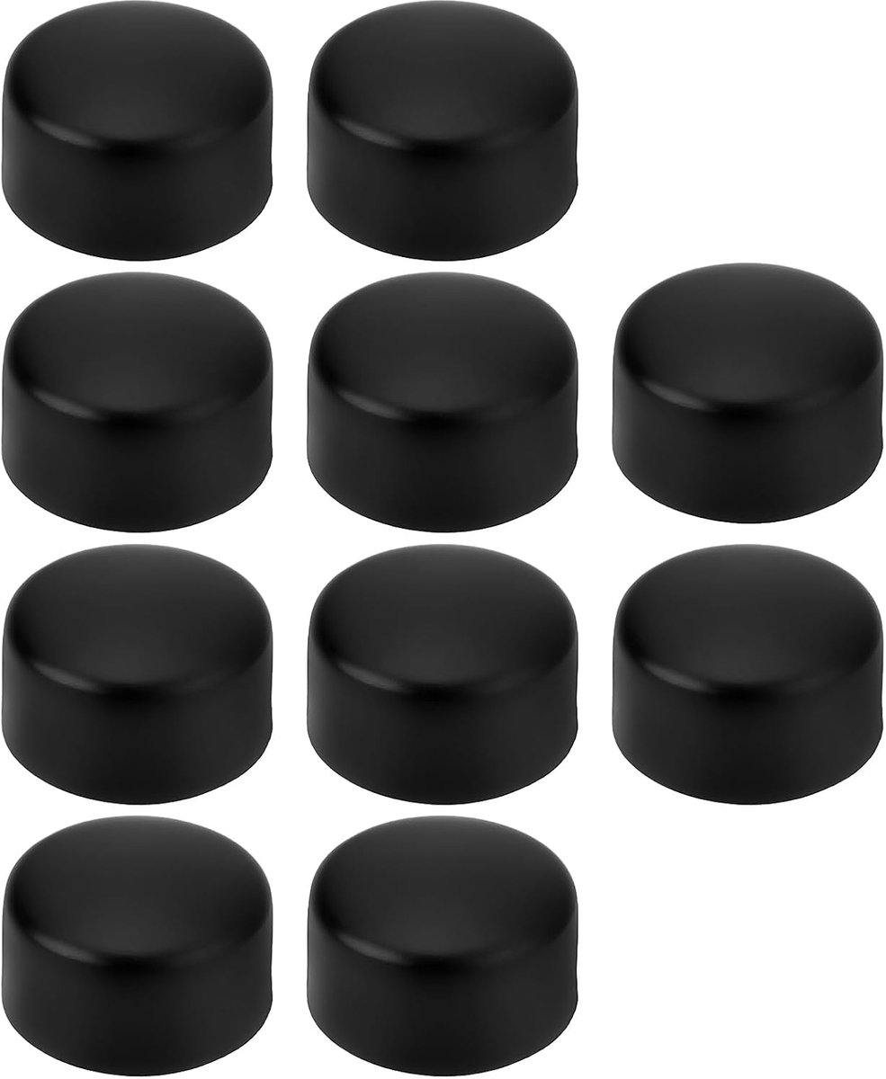 Dailygoods- Moer Caps 10 Stuks - As Moer Eindkappen - Bescherming - Kunststof - Compatibel met Drive R726/R728 - Buitendiameter 5/8 - Asmoer Eindkappe