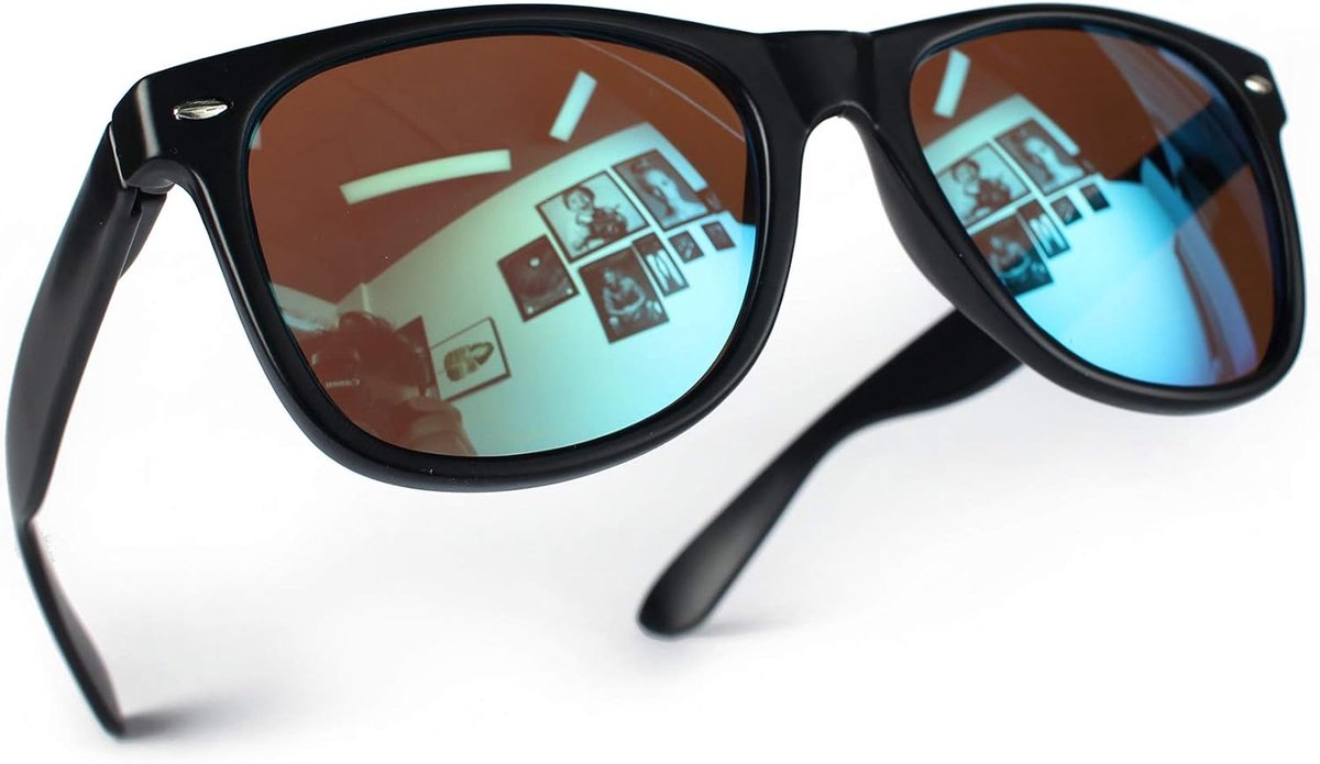 zonnebril, gespiegeld, nerd-design, uniseks, clubstijl, UV400