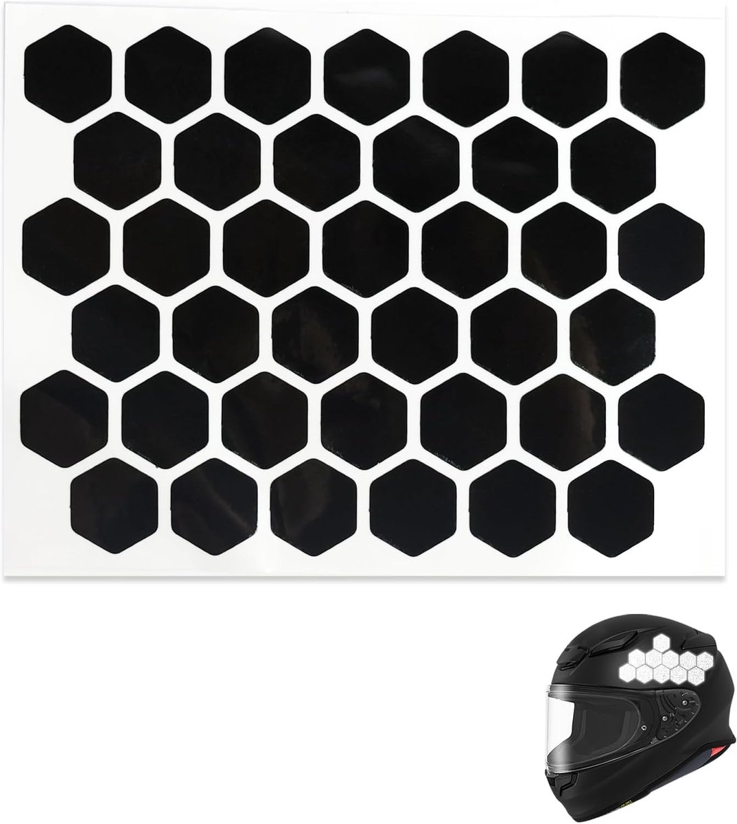 Dailygoods- Reflectorstickers - Zelfklevend - Waterdicht - Veiligheidsstickers - Maximale zichtbaarheid - Voor fiets/helm/scooter