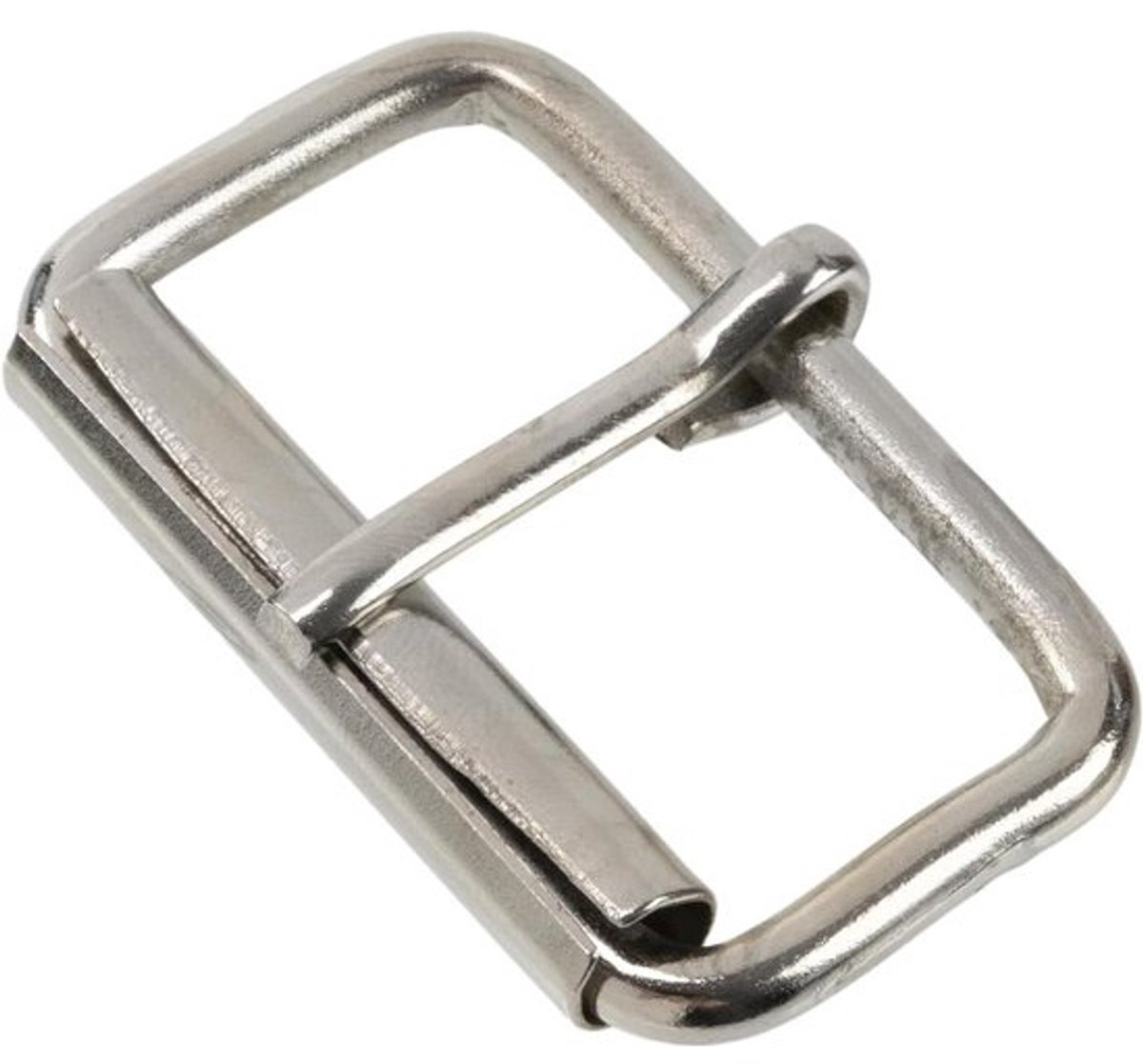 Rolgespen met doorn - Gespen voor tassenband - Tassen maken - Met doornsysteem - 40 mm bandbreedte - Zilverkleurig