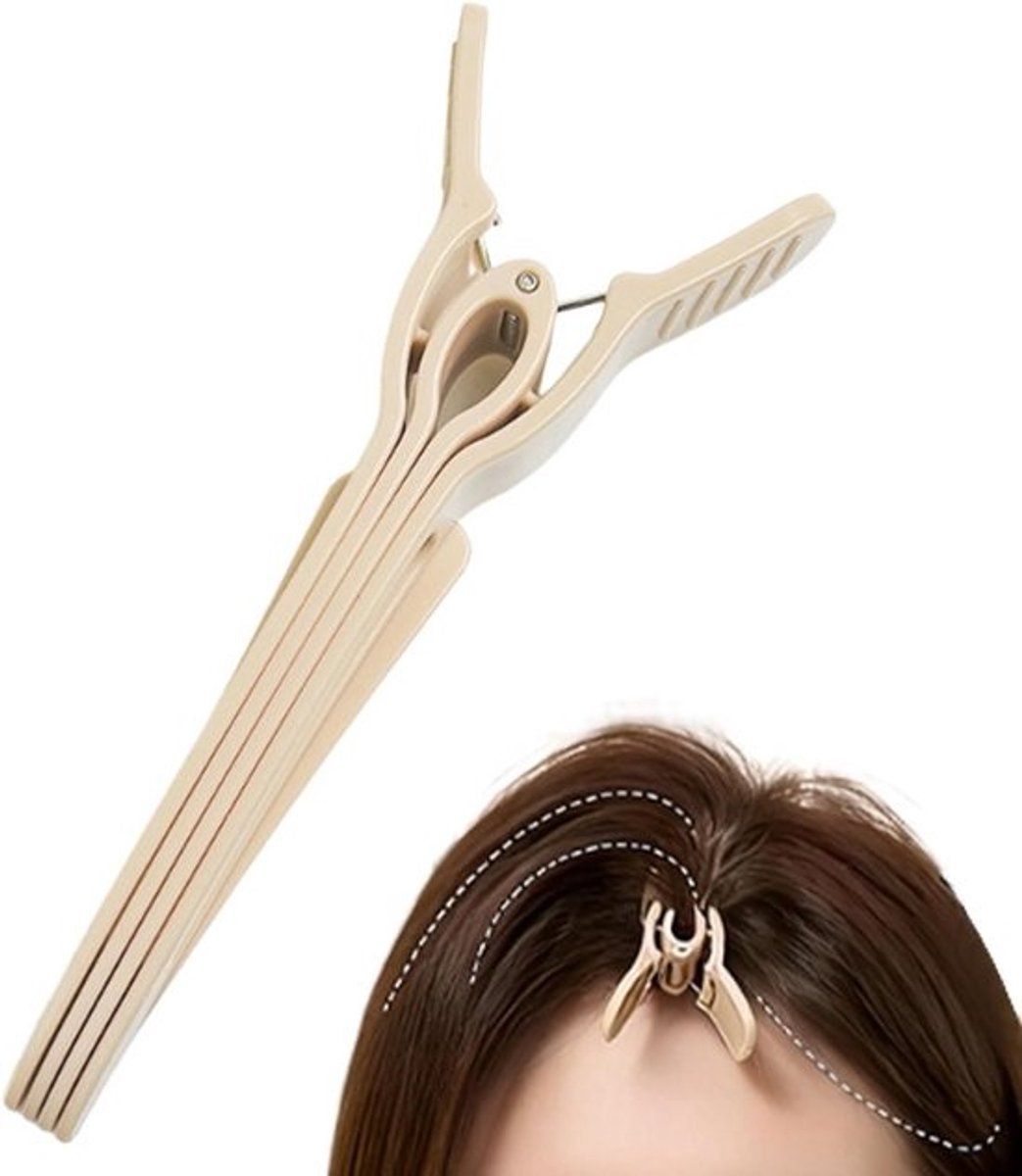 Haarvolume Clips - Root Boost Tool - Volume Creëren - Haarbeschermend Mechanisme - 11 x 1.5 cm - Zwart