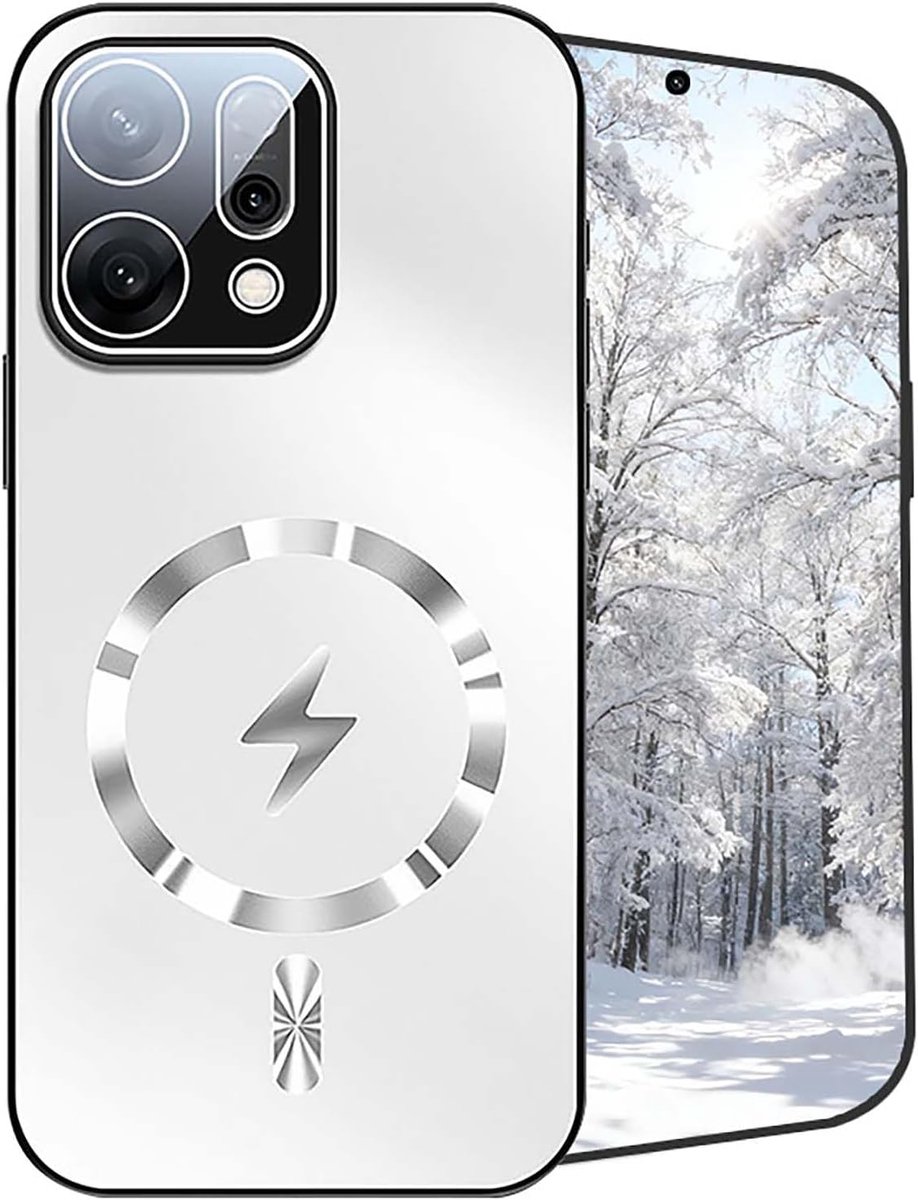 Dailygoods- Hoes Magnetisch - Schokbestendig - Anti-vingerafdruk - Draadloos Opladen - Full-Cover Ontwerp - Militaire Kwaliteit - Telefoonhoes