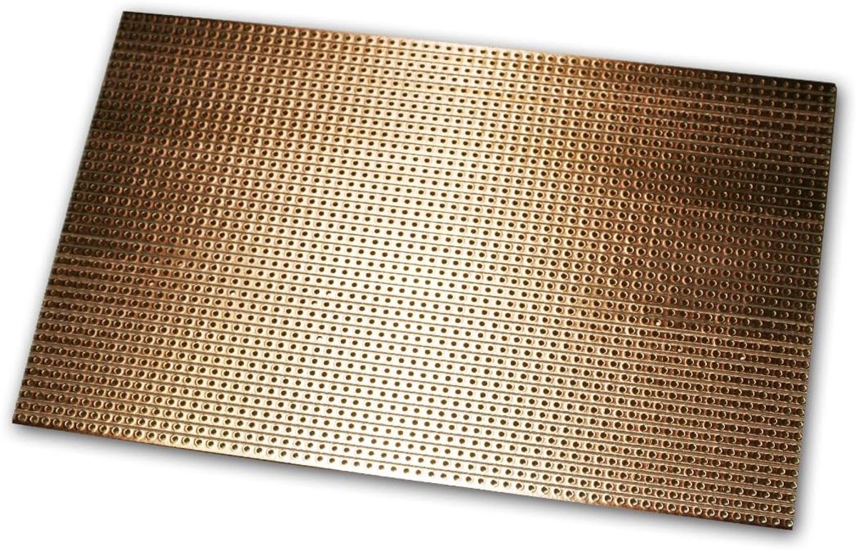 160x100 mm strookrooster PCB koper