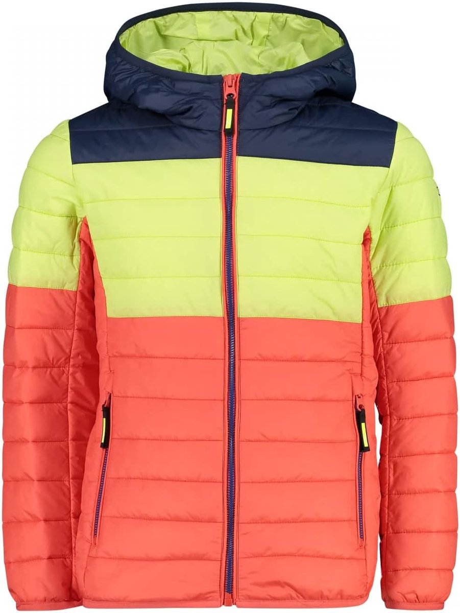 Knit Tech Melange fleece jas met capuchon Meisjes en meisjes. Fleecejack