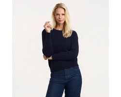 Gareth & Lucas - Knitted Sweater Navy - S - Zachte en Warme Gebreide Trui - Dames - Wintersport