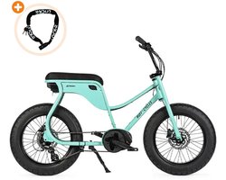Ruff Cycles Lil'Missy - Elektrische Fatbike - 20 inch - 250W motor - Actieradius tot 90 km - 7 versnellingen - Hydraulische schijfremmen - Licht blauw