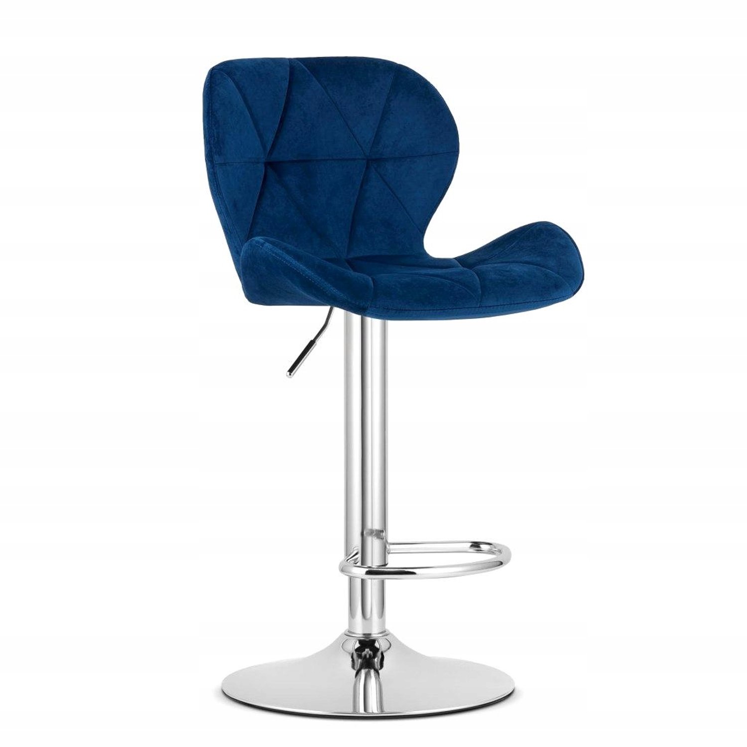 Velours Hoker Obrotowy Regulowany Granatowy - Komfort & Stijl
