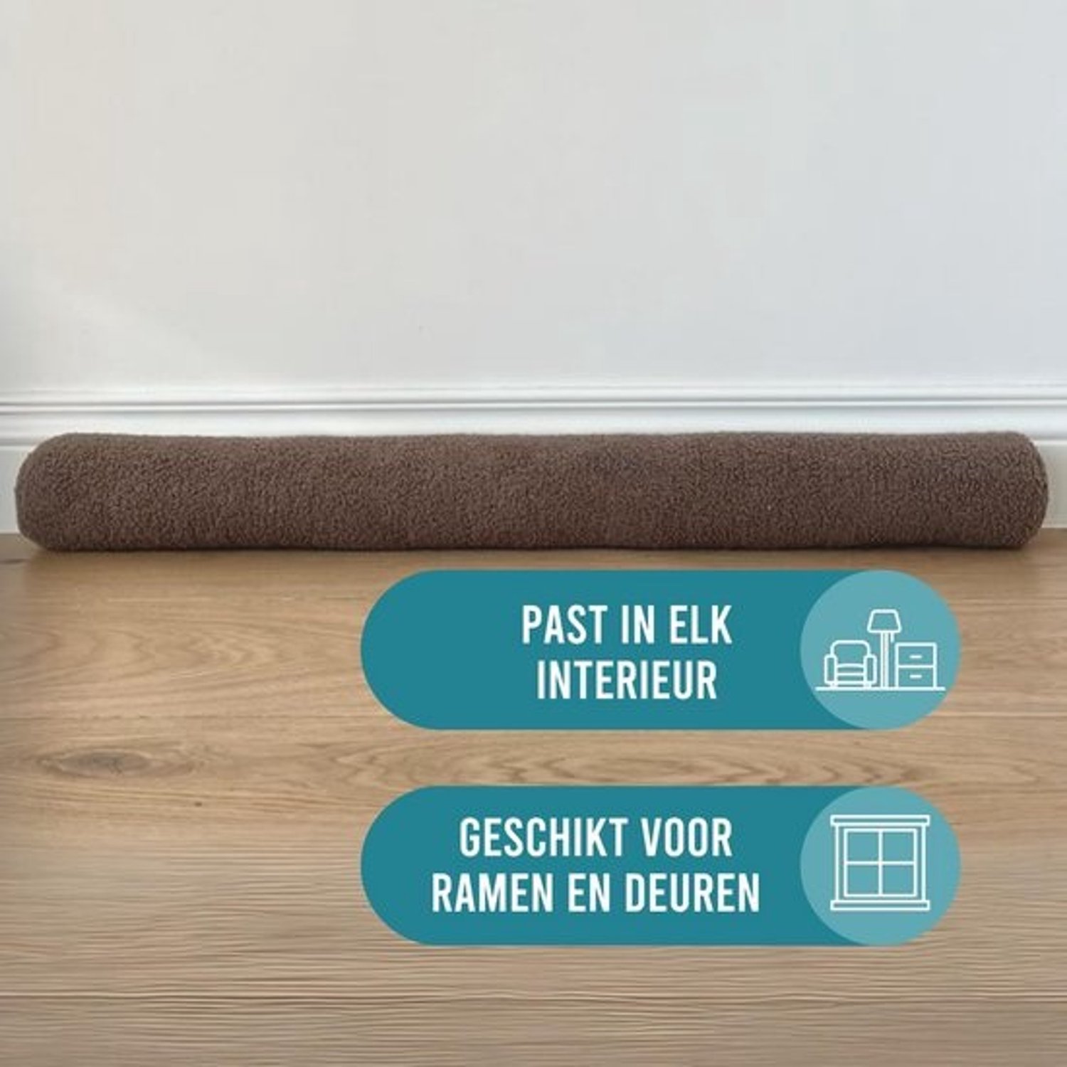 Magnetische tochtstrip voor deuren - houdt kou en geluid buiten