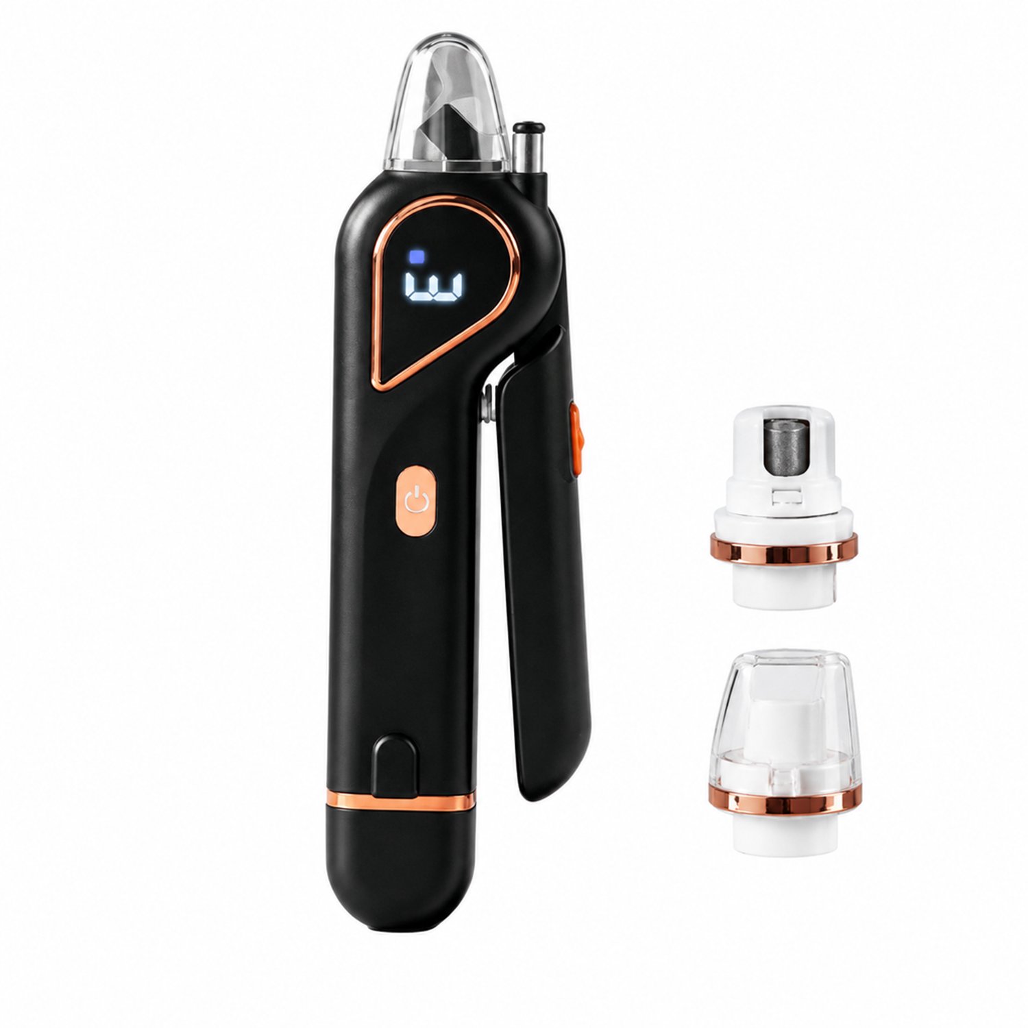 elektrische nagelknipper voor huisdieren - Zwart, standaarduitvoering - 2-in-1 knippen en vijlen - Voor kleine katten en honden