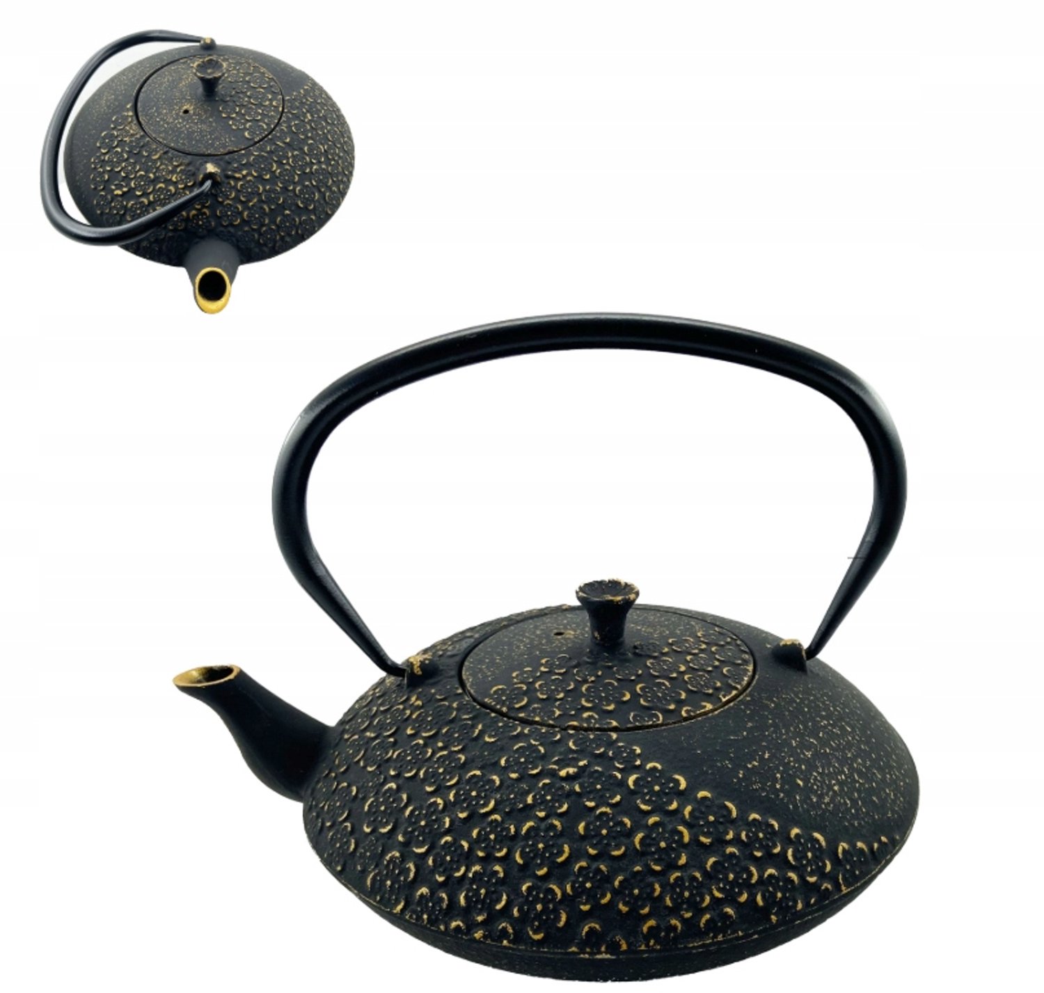 Gietijzeren Theepot 17x19cm 850ml - Stijlvol en Duurzaam