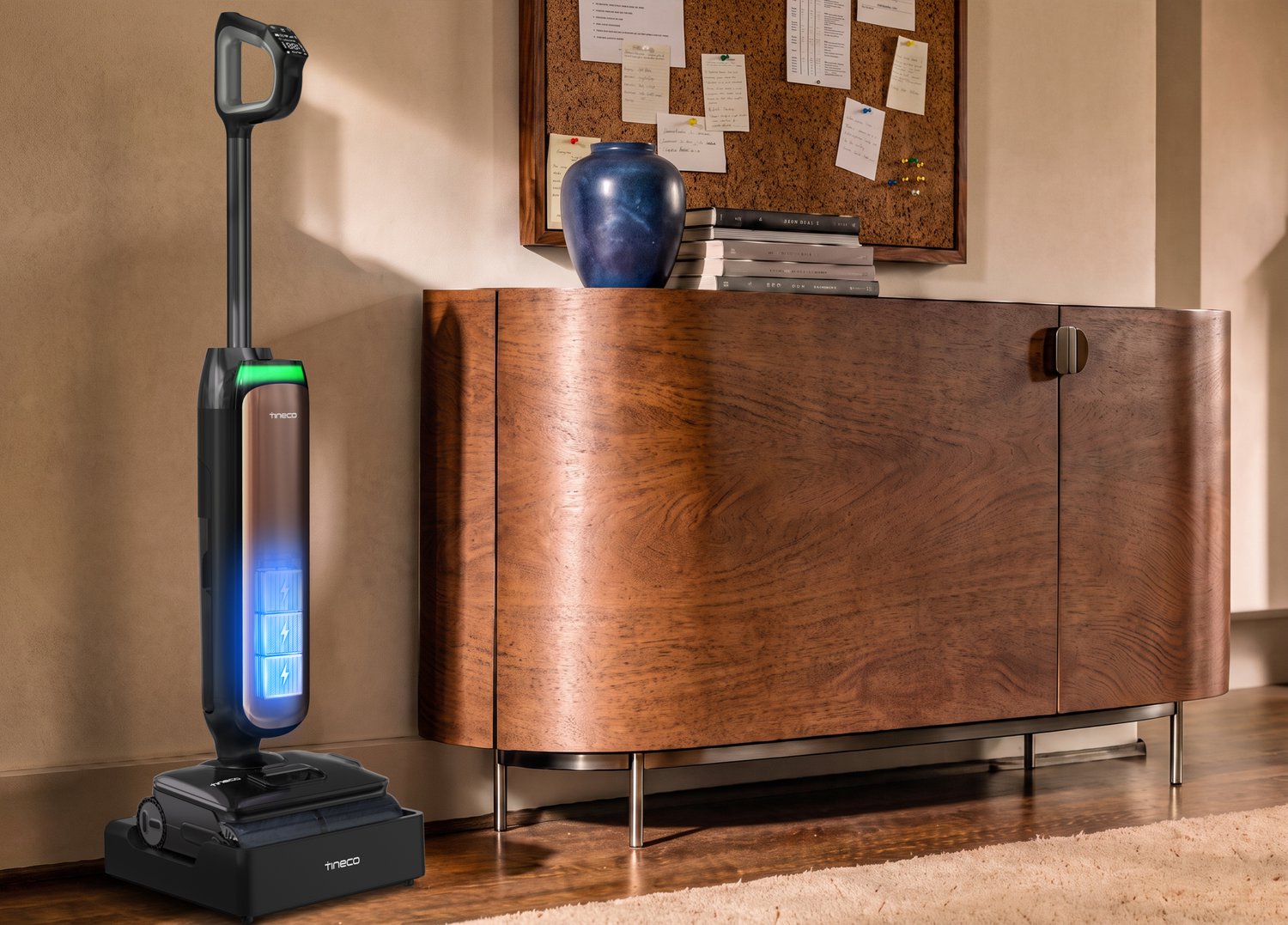Tineco Floor One S9 Artist Boost Steam Premium - 25.000 KpA - 230 graden stoom - draadloze Vloerreiniger & steelstofzuiger - Stofzuigt en dweilt harde vloeren tegelijkertijd - 60 min accuduur – foto 6