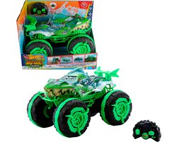 Hot Wheels Monstertrucks Krakende Kaken RC - Rijdt op land en in water