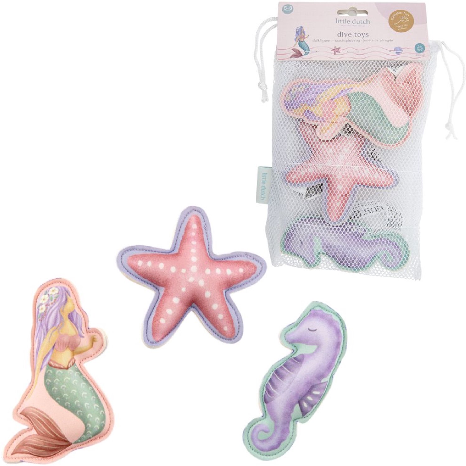 Rubo Toys zeemeermin duikfiguren set voor kinderen - zwembad speelgoed. – foto 2