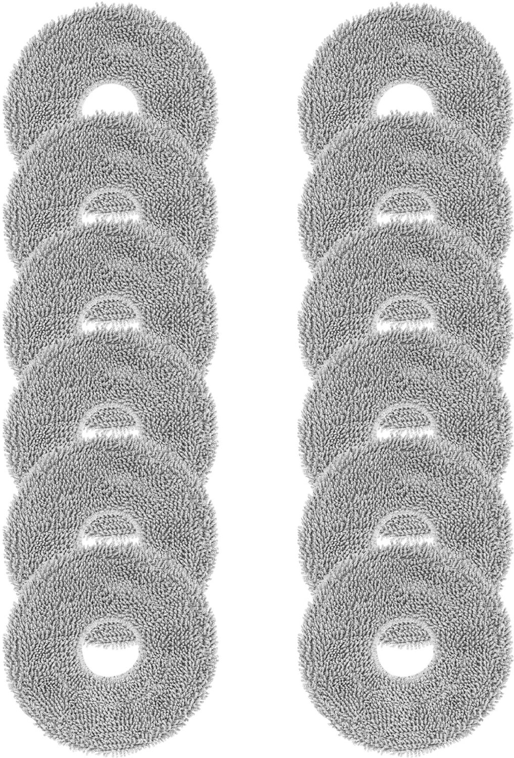 12x Grijze Microvezeldoekjes voor Dreame/Xiaomi Robotstofzuigers