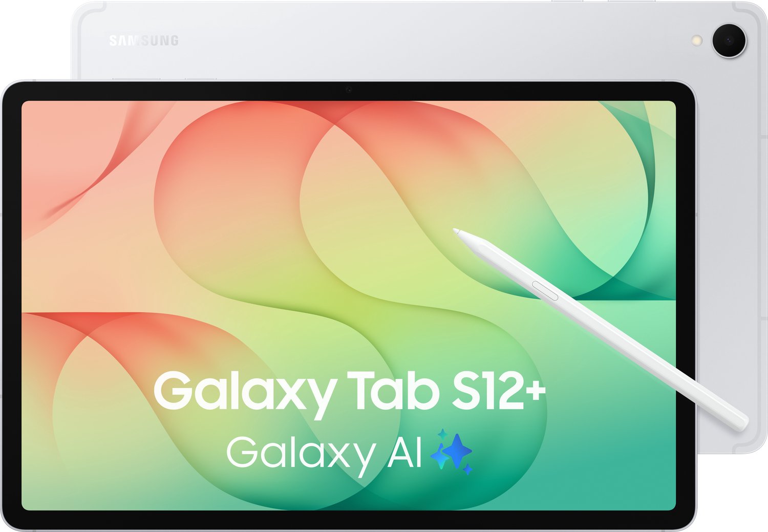 Samsung Galaxy Tab S12 Plus - Wi-Fi - 512GB - Silver + 1 jaar extra garantie