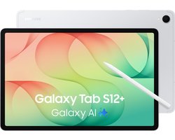 Samsung Galaxy Tab S12 Plus - Wi-Fi - 512GB - Silver + 1 jaar extra garantie