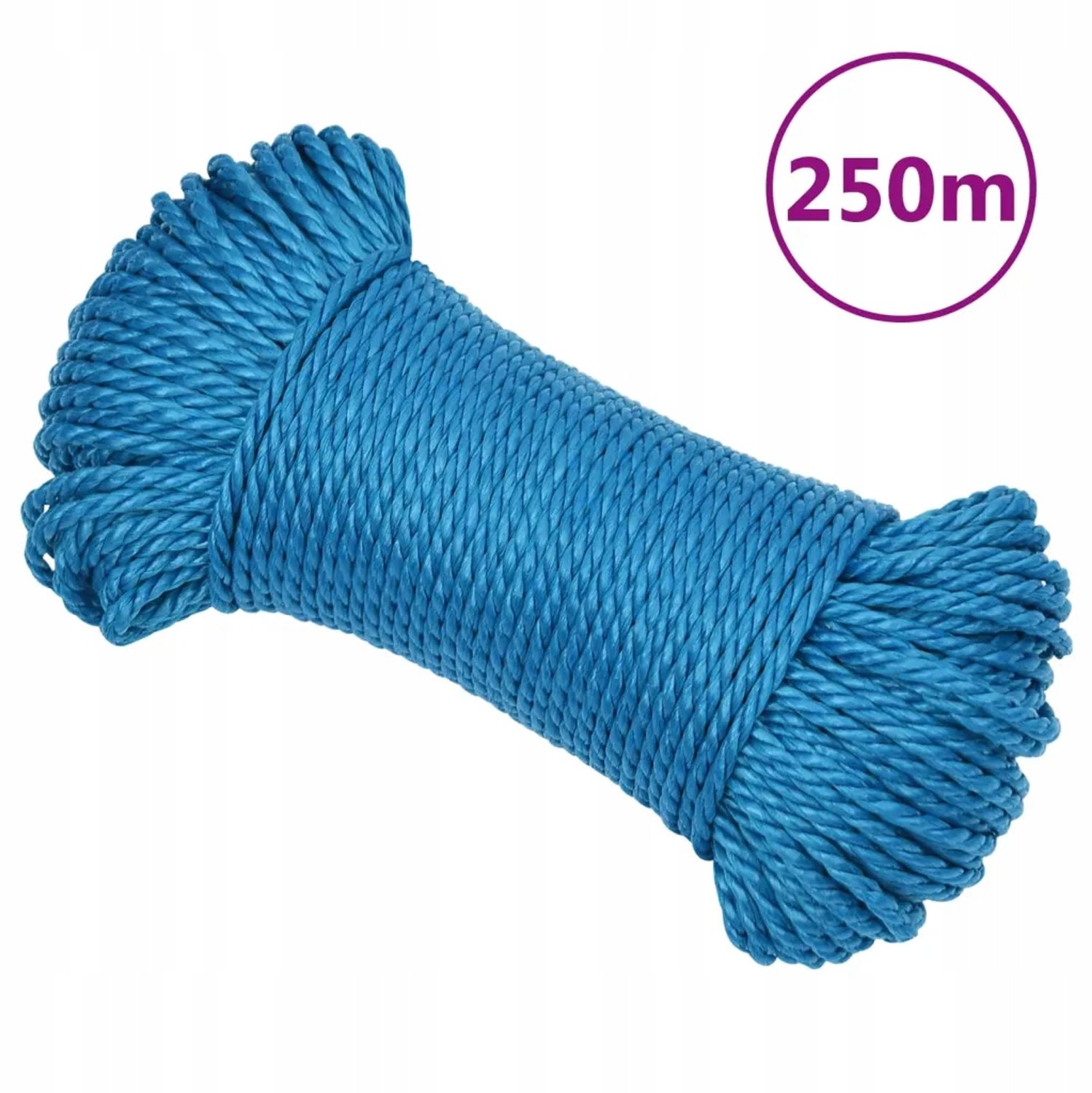 Blauw PP Touw 8mm - 250m - Sterk & Waterdicht