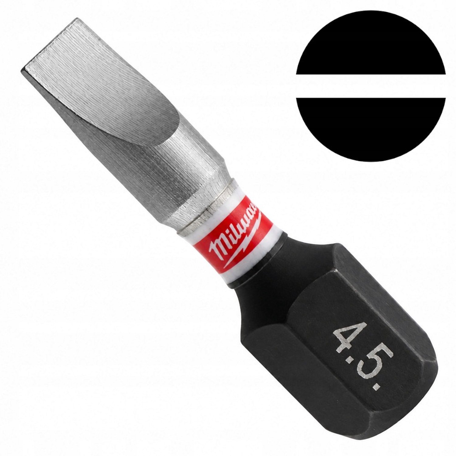 Milwaukee Shockwave Impact Duty™ schroefbits Shockwave SL 4,5 x 25 mm - 2 stuks - 4932430901