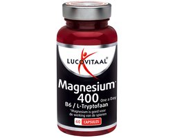 Lucovitaal Magnesium 400 met Vitamine B6 & L-Tryptofaan 60 capsules