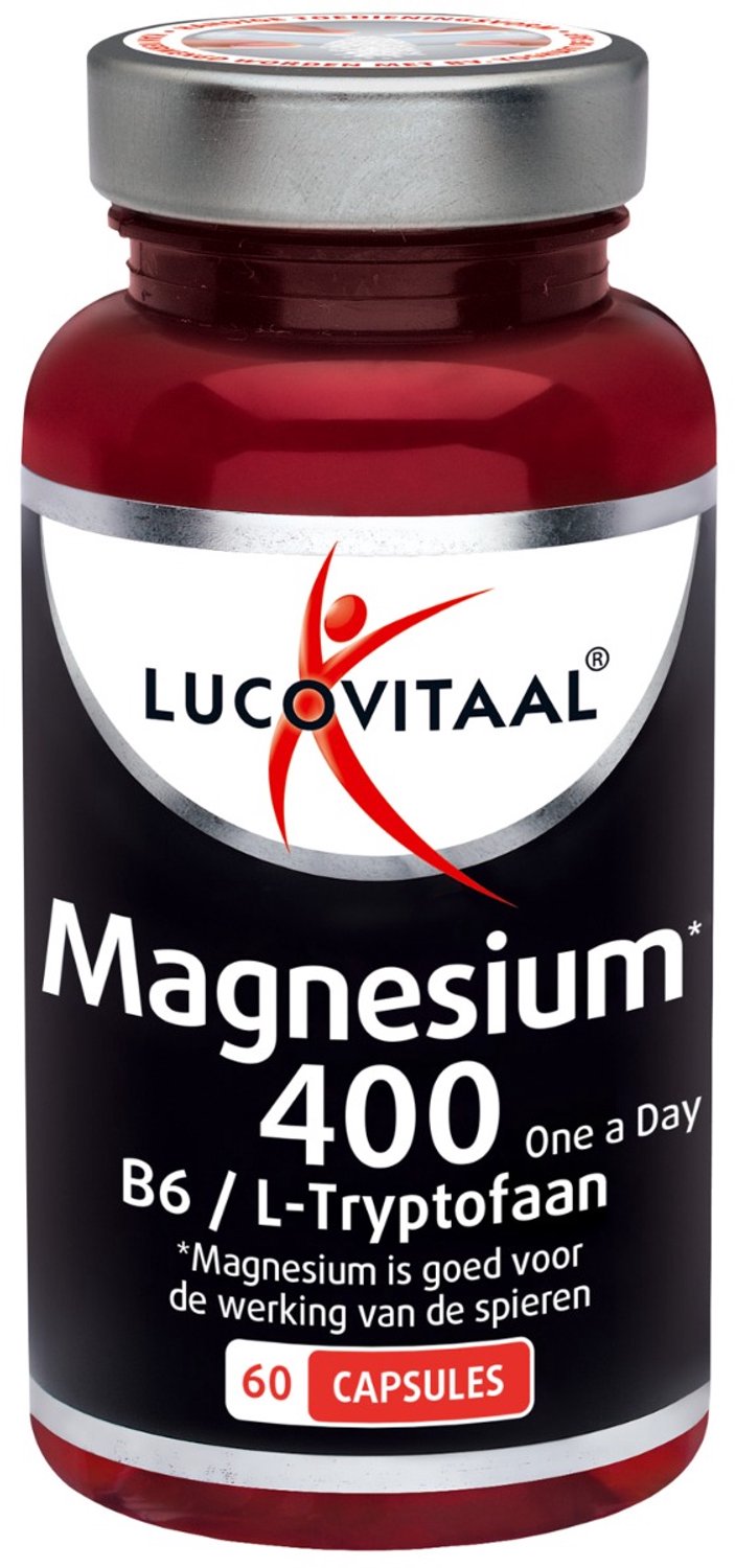 Bol.com Lucovitaal Magnesium 400 met Vitamine B6 & L-Tryptofaan 60 capsules aanbieding