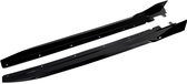 Set van twee glanzend zwarte ABS kunststof zijskirts voor BMW 3-serie G20, G21 en G28.