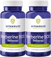 Vitakruid - Berberine 500 Rebersa - 2 x 60 vegancapsules - Voordeelverpakking