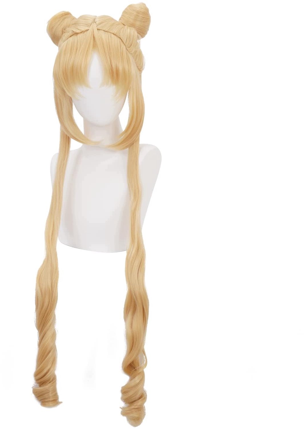 Lange Golvende Cosplay Pruik - Anime Stijl, Blond