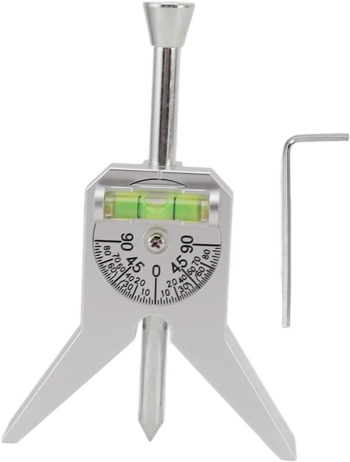 Centermarkeer Tool voor Pijpen, Aluminium Pijpmeter met Centreringskop voor Nauwkeurige Pijpmaten, Ideaal voor Pijpfitter Gereedschap en Pijpdiafragma Metingen