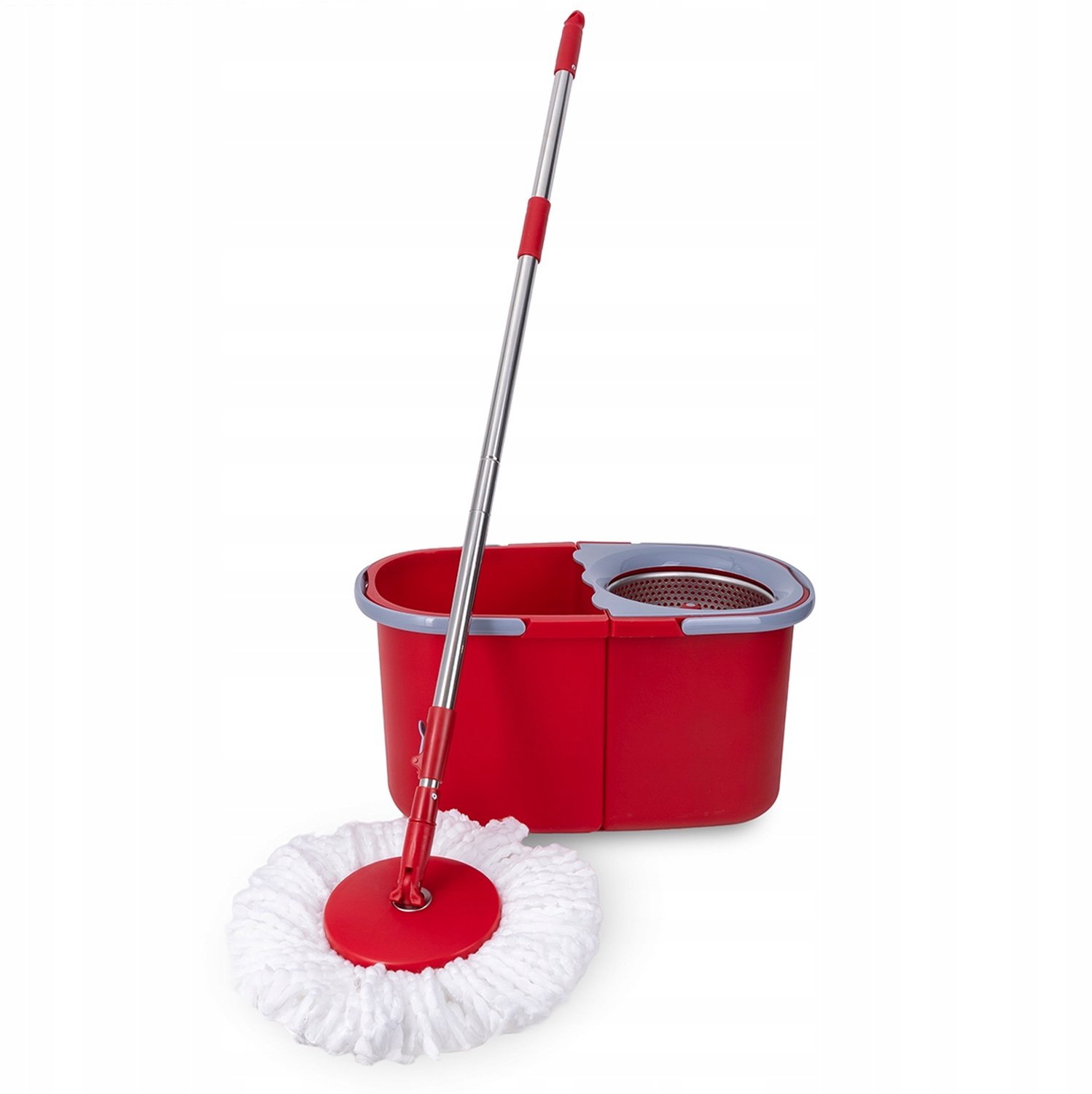 Valsar Vloermop Set met Dubbele Emmer en Telescoopsteel