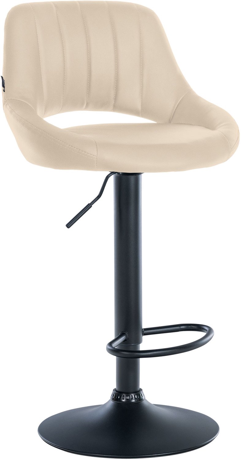 Luxe Comfort Torino 0272 barkruk - kunstleer - crème zwart/creme