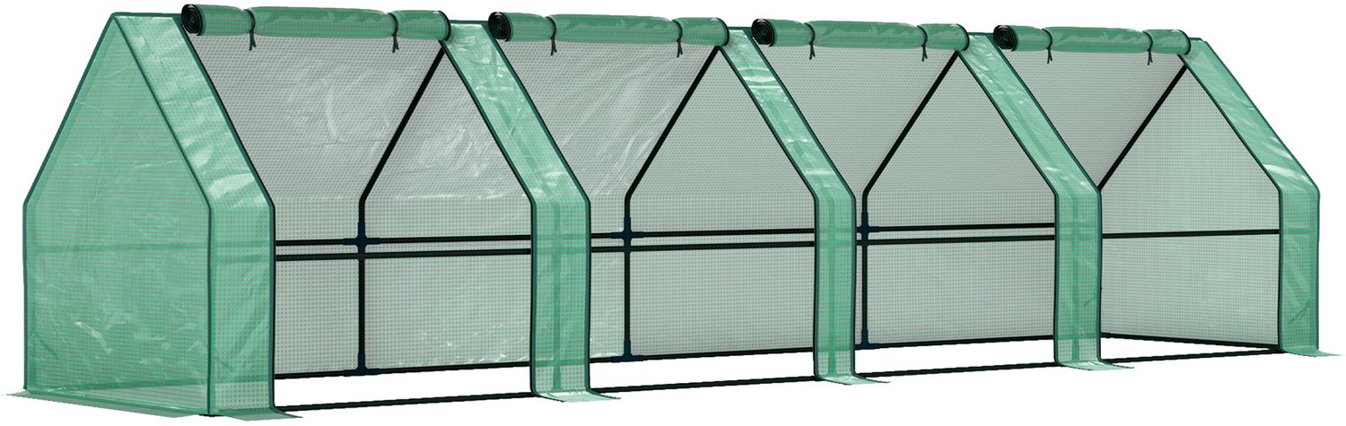 Sunona Tomatenkas - Met 4 roldeuren - 360 x 90 x 90 cm - Groen