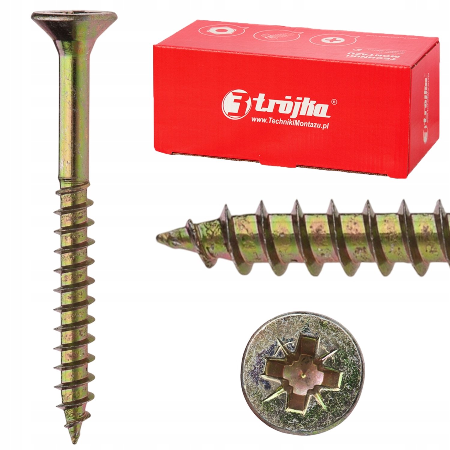 Geharde Houtschroeven 4x40 mm Verzinkt 1kg